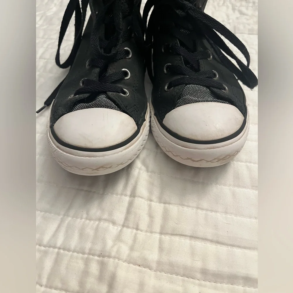 Converse Chuck Taylor All Star Glitter Leather High Top Sneaker